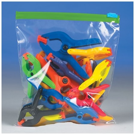 Bsc Preferred 14-1/2 x 16'' - 2.7 Mil Minigrip Slider Grip Reclosable Poly Bags, 250PK MGSG1416